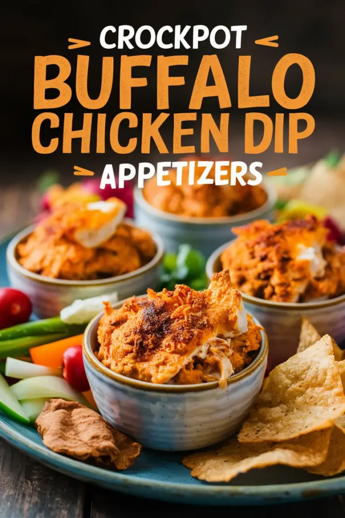 14 Delicious Crockpot Appetizers 9 Crockpot Buffalo Chicken Dip Appetizers