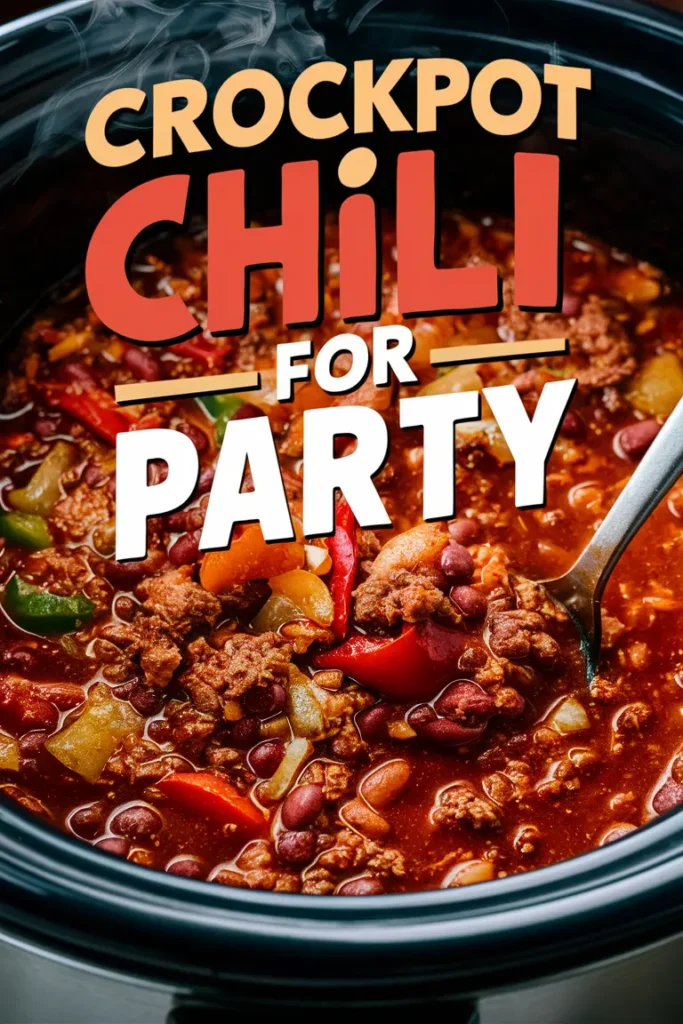 Crockpot Chili For party