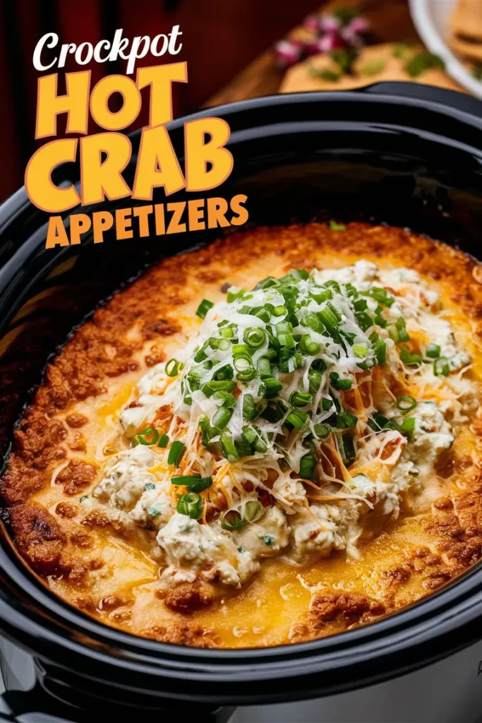 14 Delicious Crockpot Appetizers 6 Crockpot Hot Crab Dip Appetizers