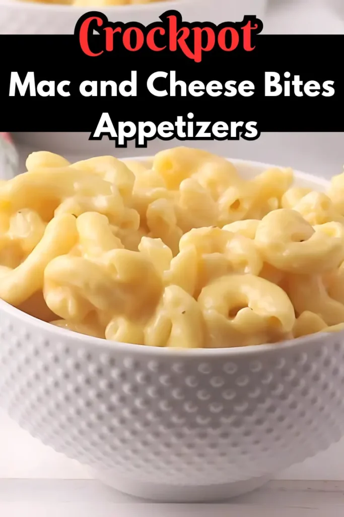 14 Delicious Crockpot Appetizers 11 Crockpot Mac and Cheese Bites Appetizers