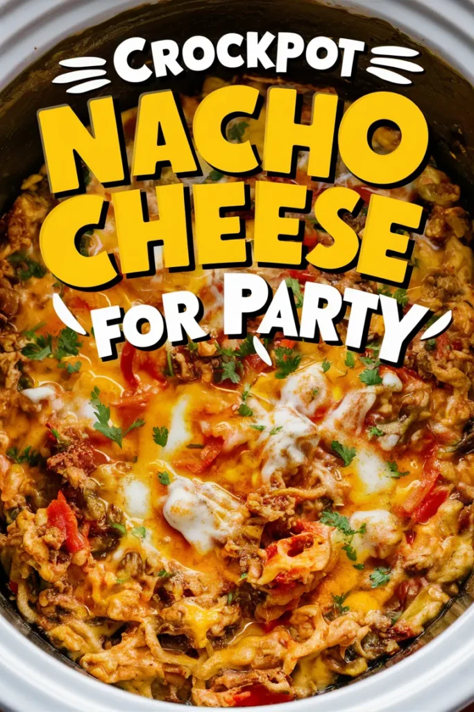 Crockpot Nacho Cheese Dip