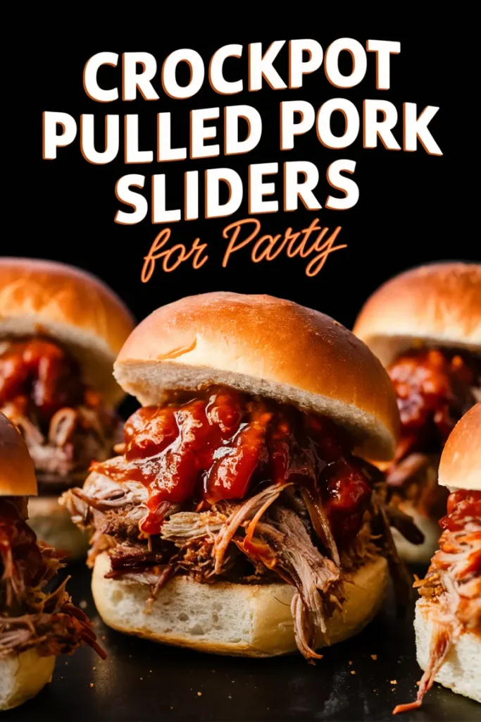 Crockpot Pulled Pork Sliders