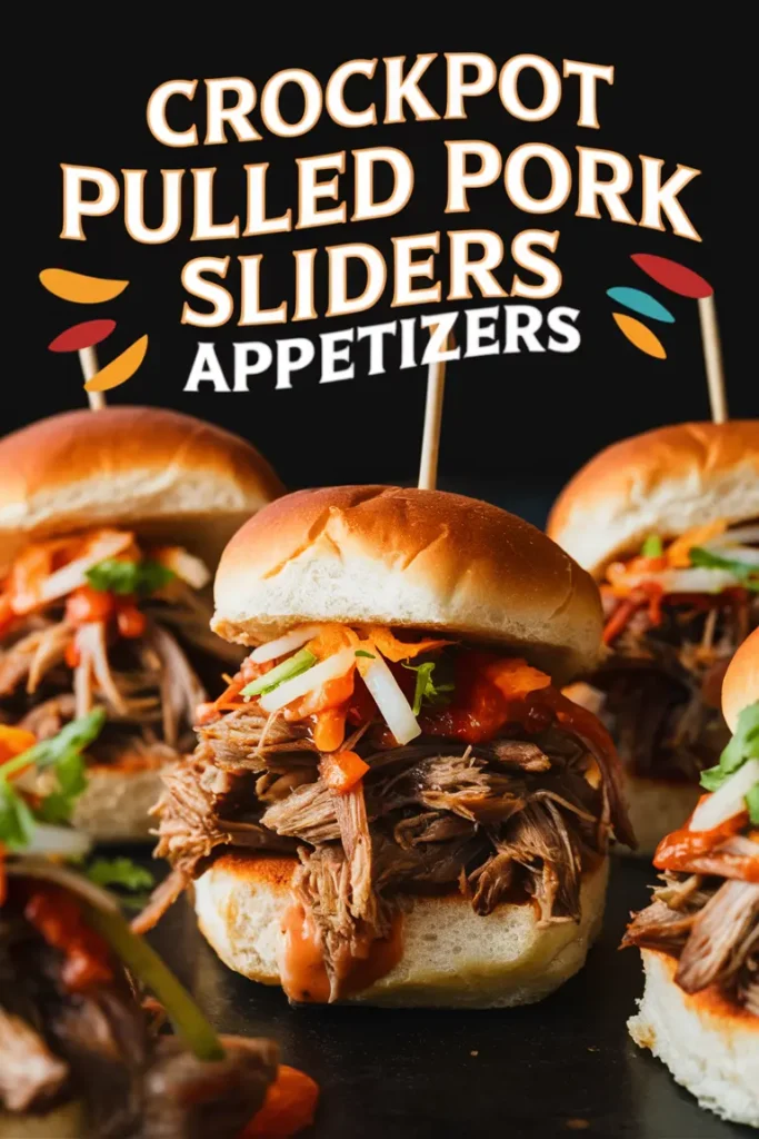 14 Delicious Crockpot Appetizers 5 Crockpot Pulled Pork Sliders Appetizers