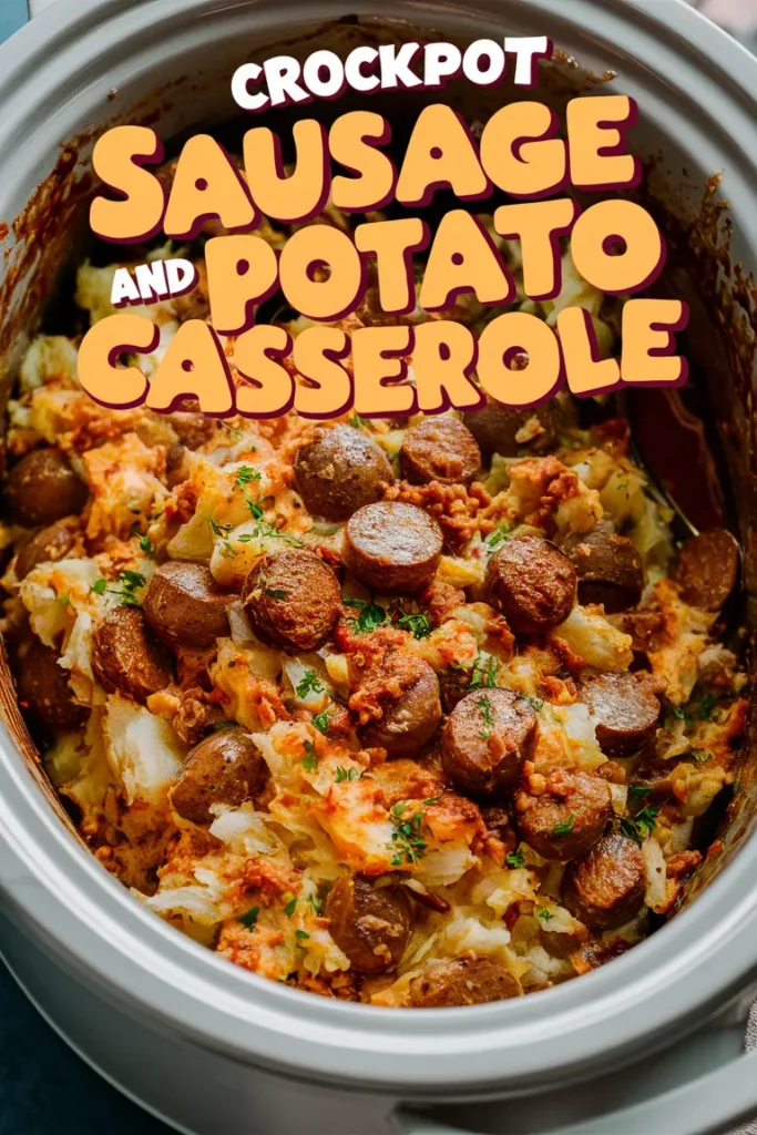 15 Crockpot Casserole Recipes 6 Crockpot Sausage and Potato Casserole