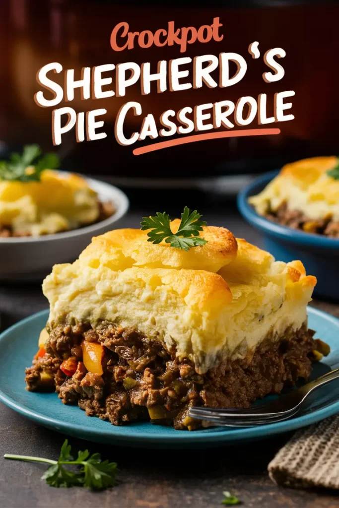 15 Crockpot Casserole Recipes 16 Crockpot Shepherd's Pie Casserole