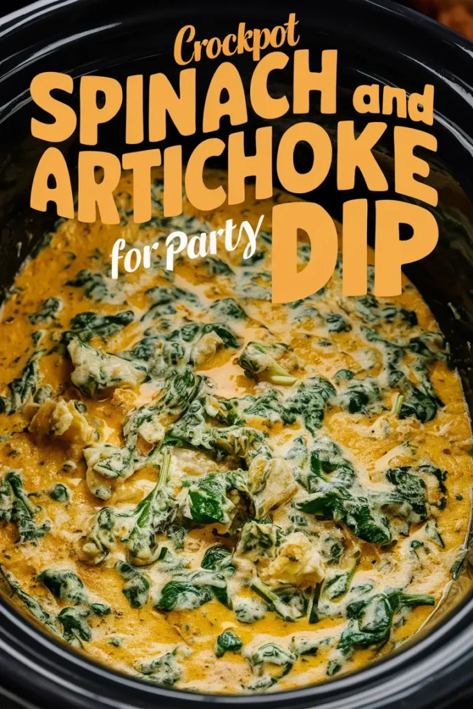 Crockpot Spinach and Artichoke Dip