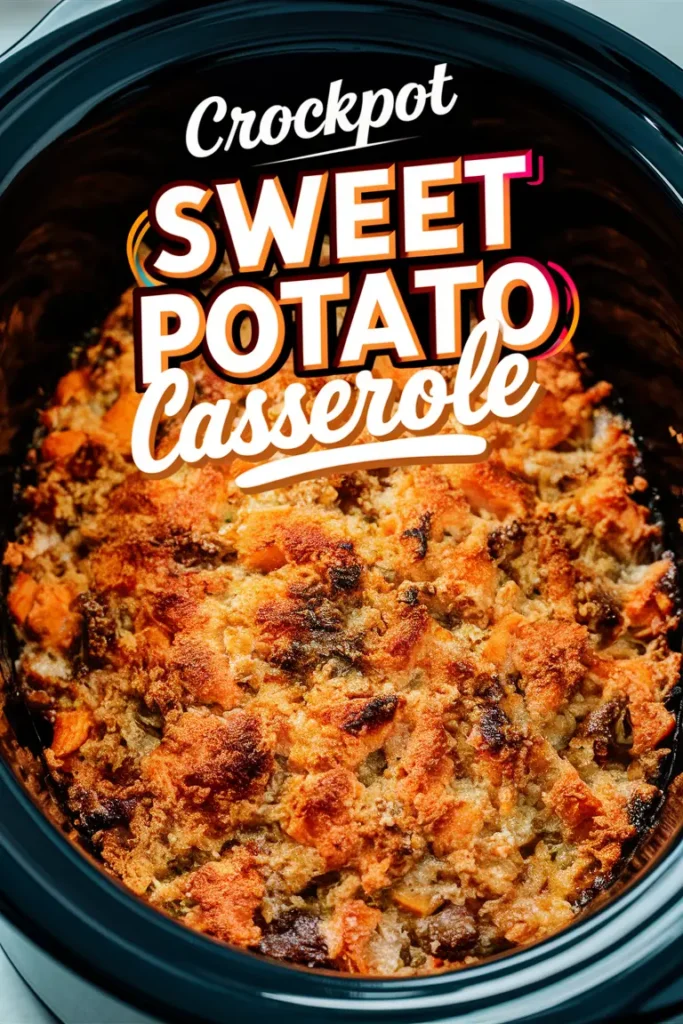15 Crockpot Casserole Recipes 8 Crockpot Sweet Potato Casserole