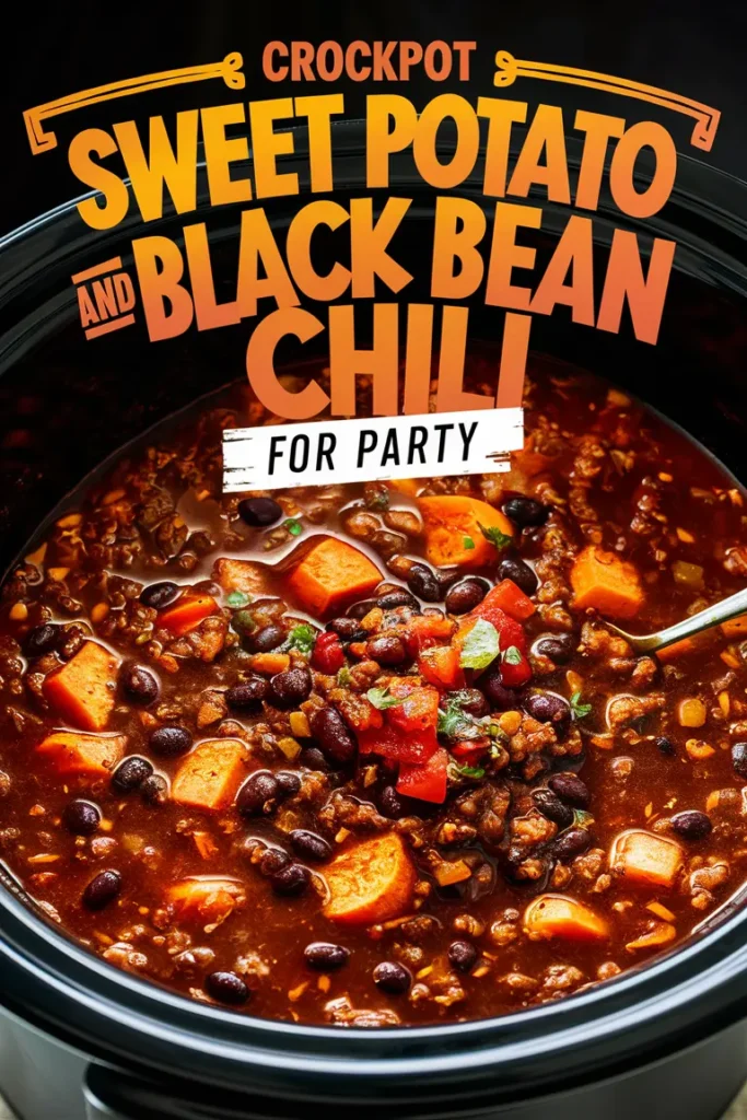 Crockpot Sweet Potato and Black Bean Chili