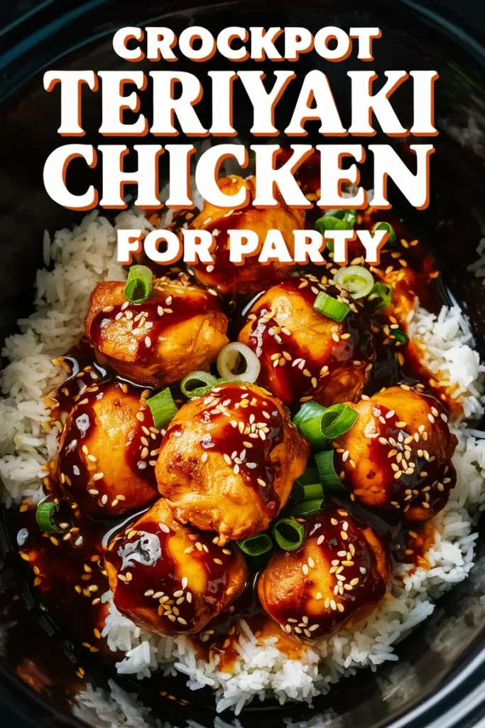 Crockpot Teriyaki Chicken Bites