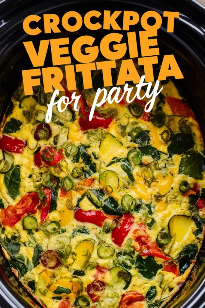 Crockpot Veggie Frittata