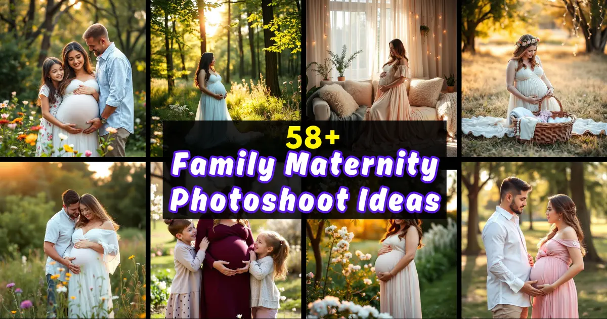 Family Maternity Photoshoot Ideas