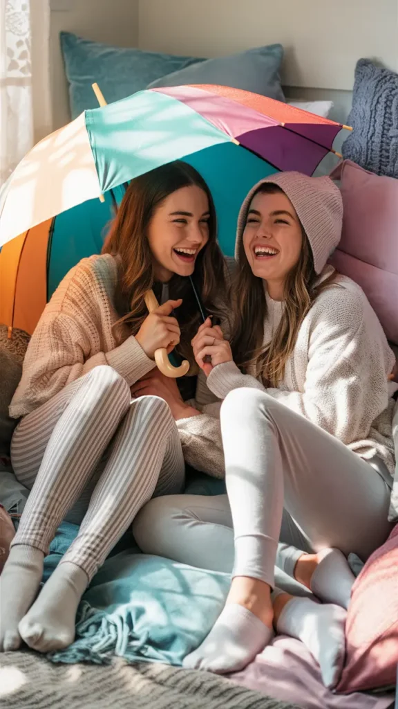 Indoor Best Friend Photoshoot Ideas for Rainy Days01