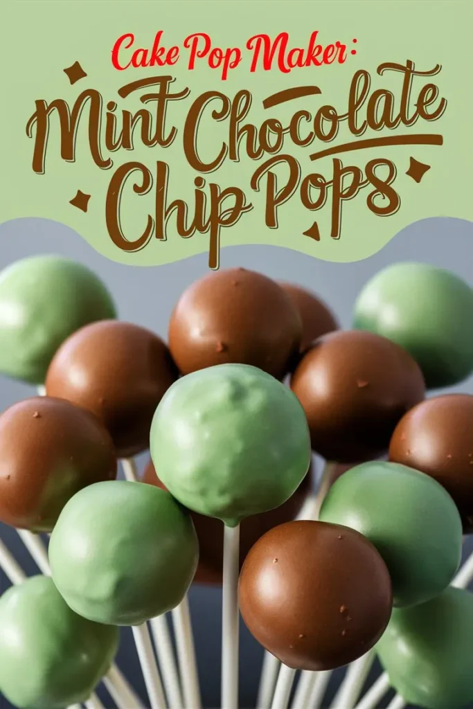 13 Cake Pop Maker Recipes 13 Mint Chocolate Chip Pops