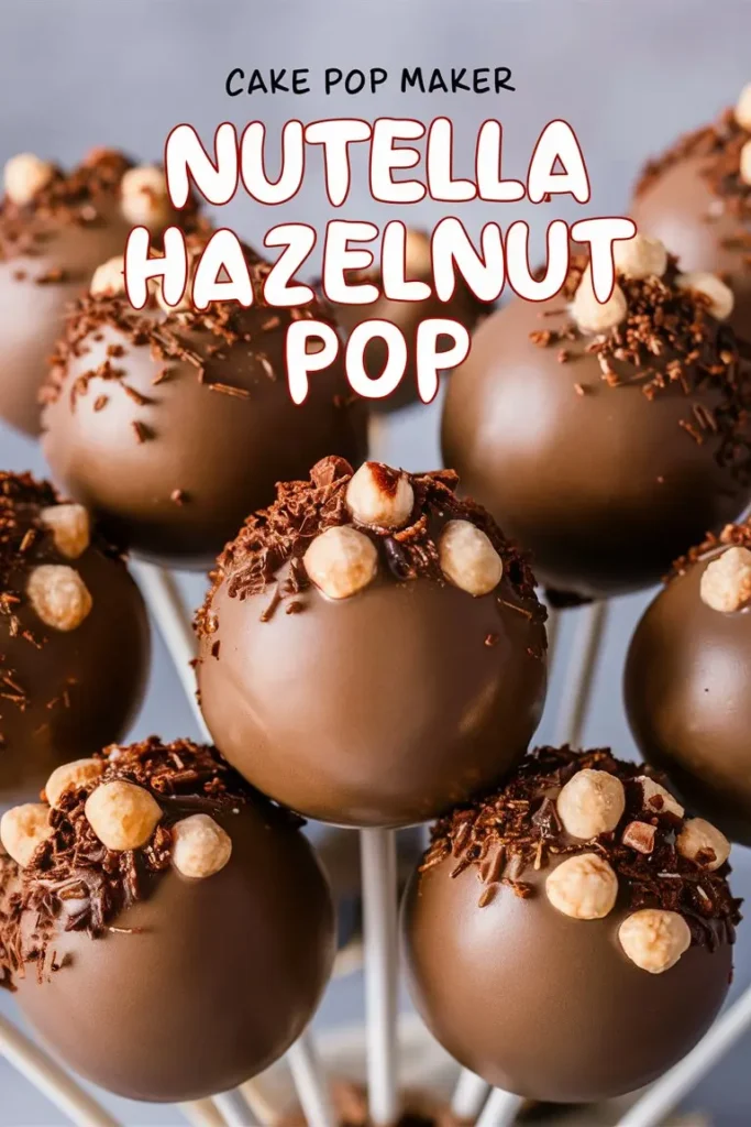 13 Cake Pop Maker Recipes 15 Nutella Hazelnut Pops