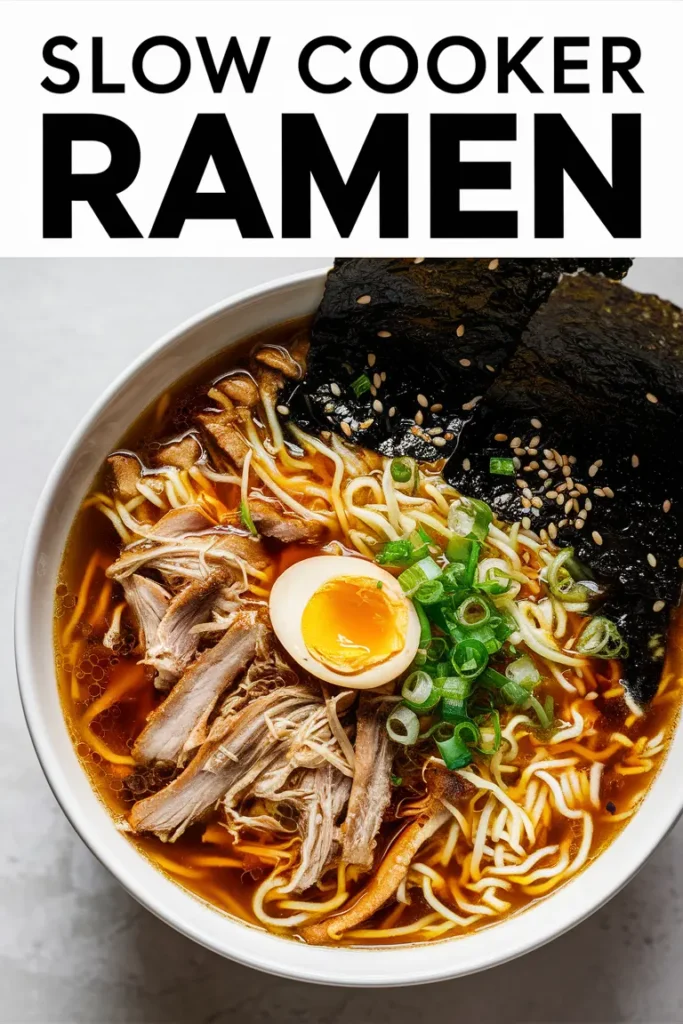 Slow Cooker Ramen