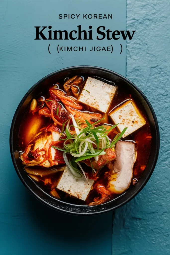 Spicy Korean Kimchi Stew Kimchi Jjigae