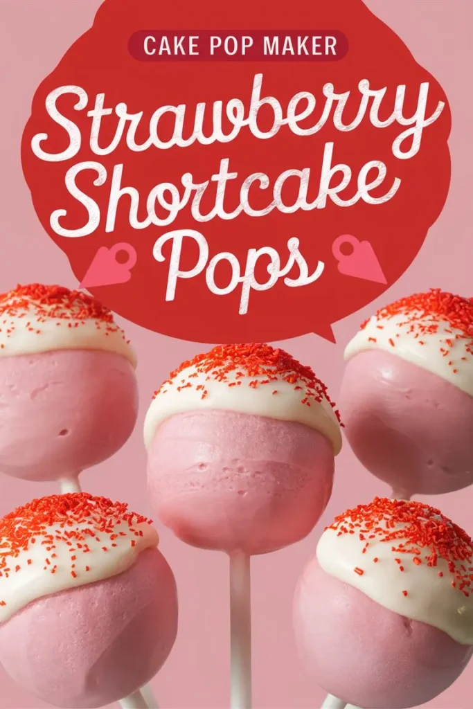 13 Cake Pop Maker Recipes 10 Strawberry Shortcake Pops
