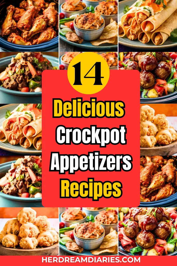 14 Delicious Crockpot Appetizers 2 14 Delicious Crockpot Appetizers Recipes