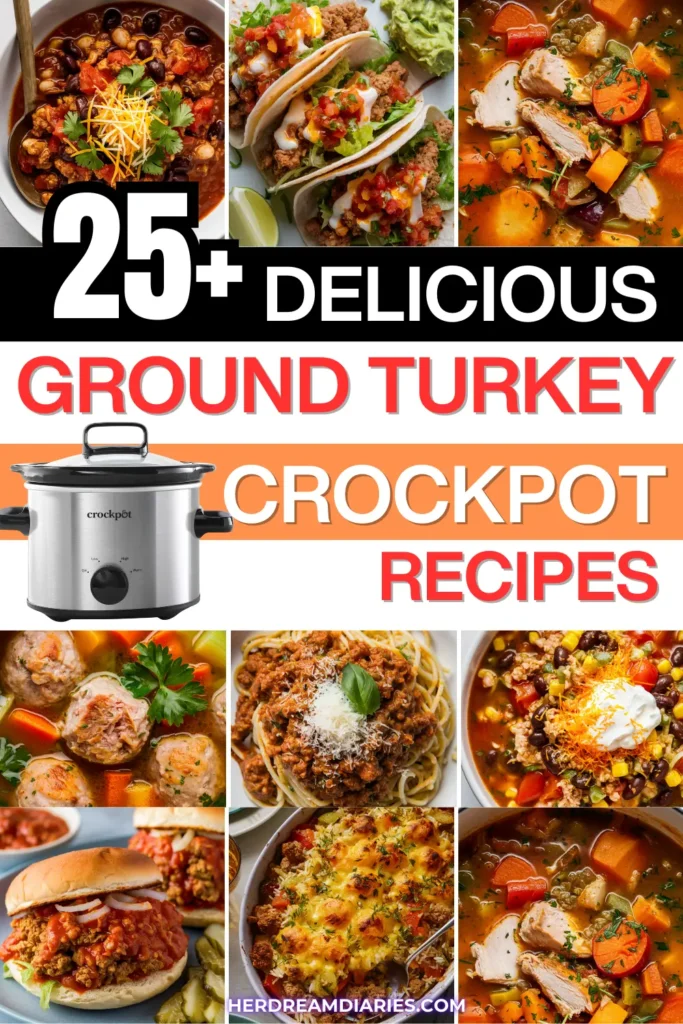 25 Delicious Ground Turkey Crockpot Recipes