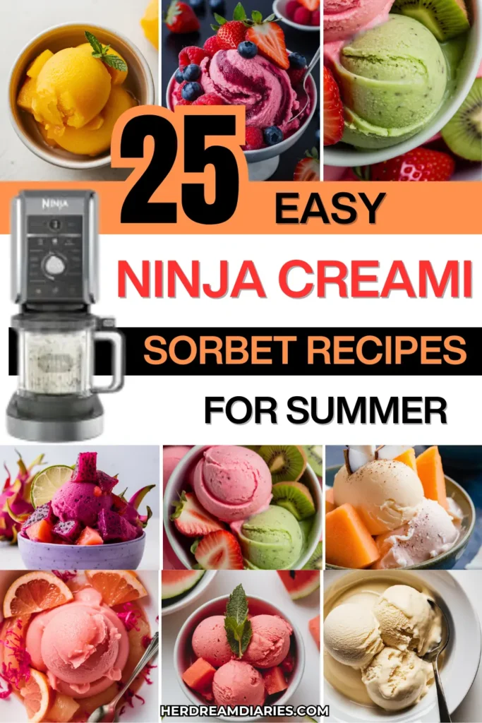 25 Easy Ninja Creami Sorbet Recipes for Summer 2 25 Easy Ninja Creami Sorbet Recipes for Summer