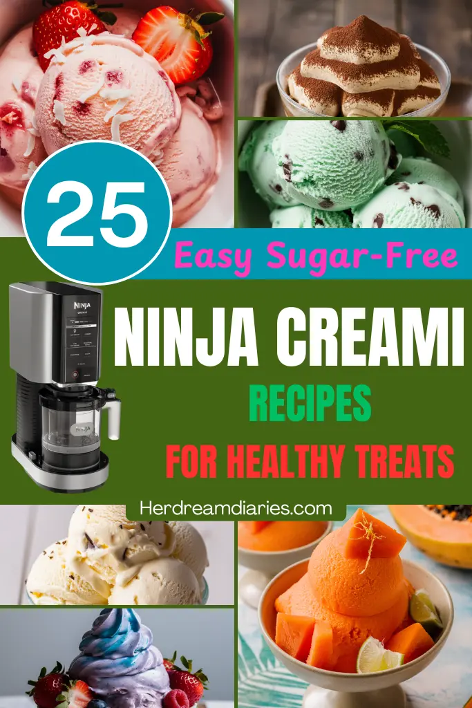 25 Easy Sugar Free Ninja Creami Recipes for Healthy Treats