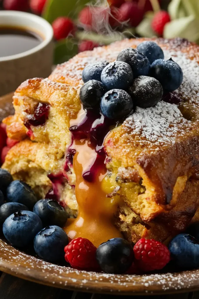 Blueberry French Toast Casserole
