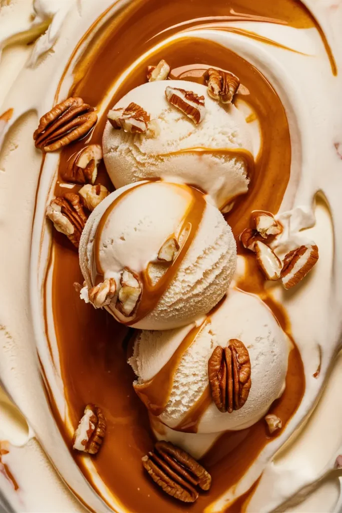 25 Easy Keto Ninja Creami Recipes for Low-Carb Lovers 9 Caramel Pecan Swirl