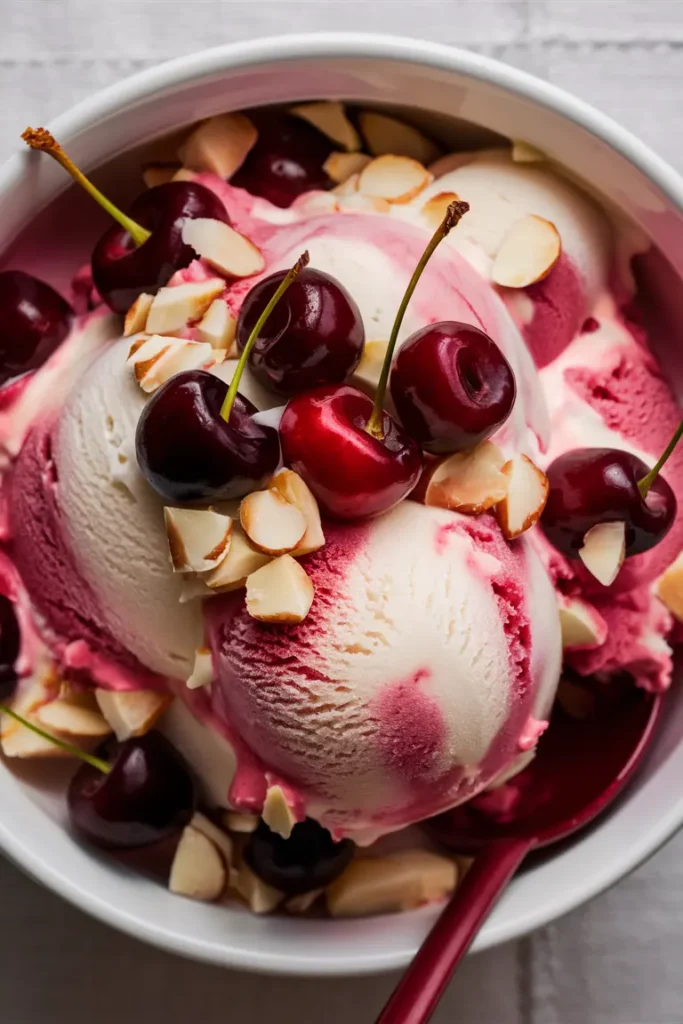 24 Easy Vegan Ninja Creami Recipes for Every Craving 7 Cherry Almond Delight