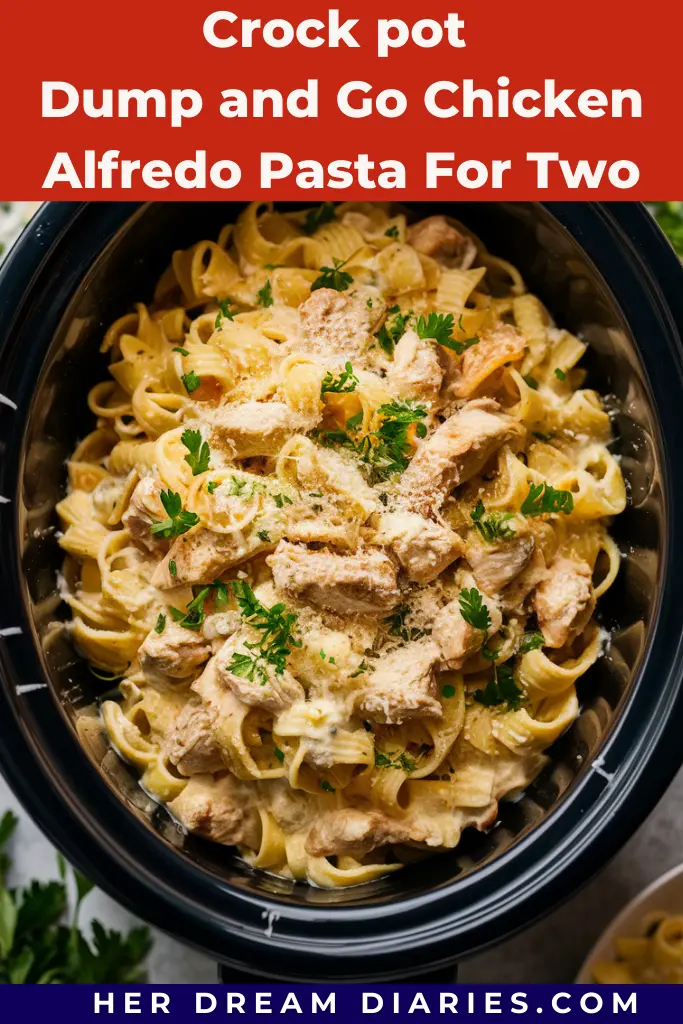 13 Easy Crock Pot Dump And Go Recipes 7 Chicken Alfredo Pasta