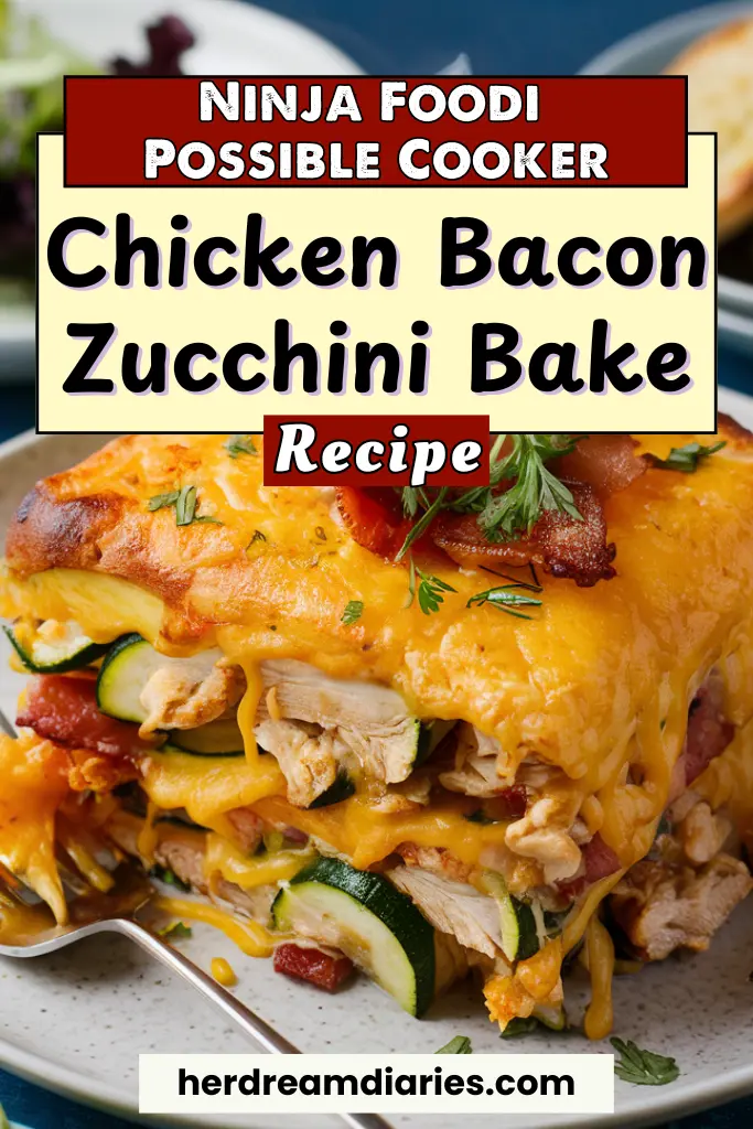 17 Ninja Foodi Possible Cooker Pro Recipes 4 Chicken Bacon Zucchini Bake