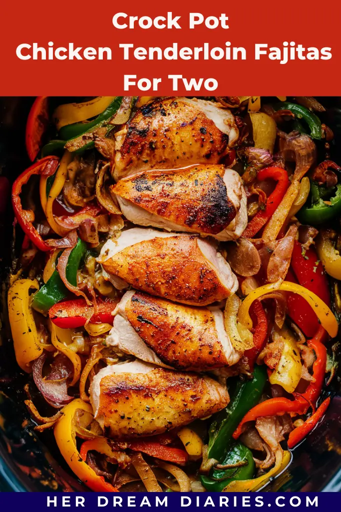 12 Easy Crockpot Chicken Tenderloin Recipes 14 Crock Pot Chicken Tenderloin Fajitas For Two