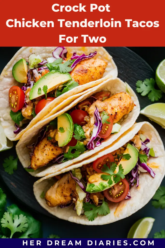 12 Easy Crockpot Chicken Tenderloin Recipes 5 Crock Pot Chicken Tenderloin Tacos For Two
