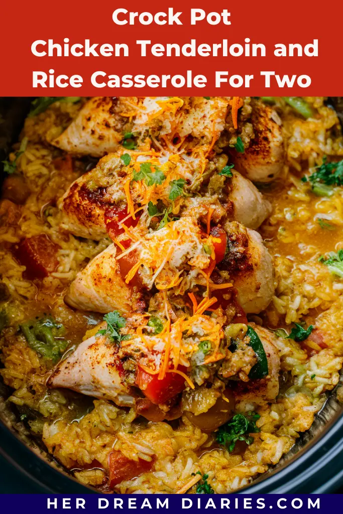 12 Easy Crockpot Chicken Tenderloin Recipes 9 Crock Pot Chicken Tenderloin and Rice Casserole For Two