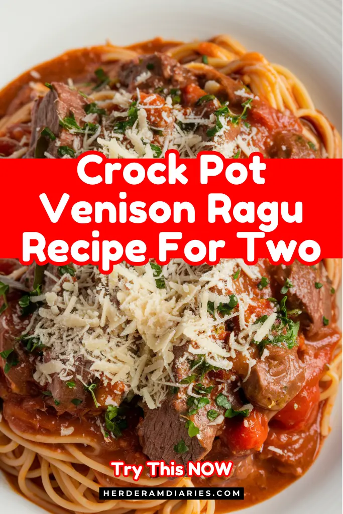 Crock Pot Venison Ragu Recipe For Two