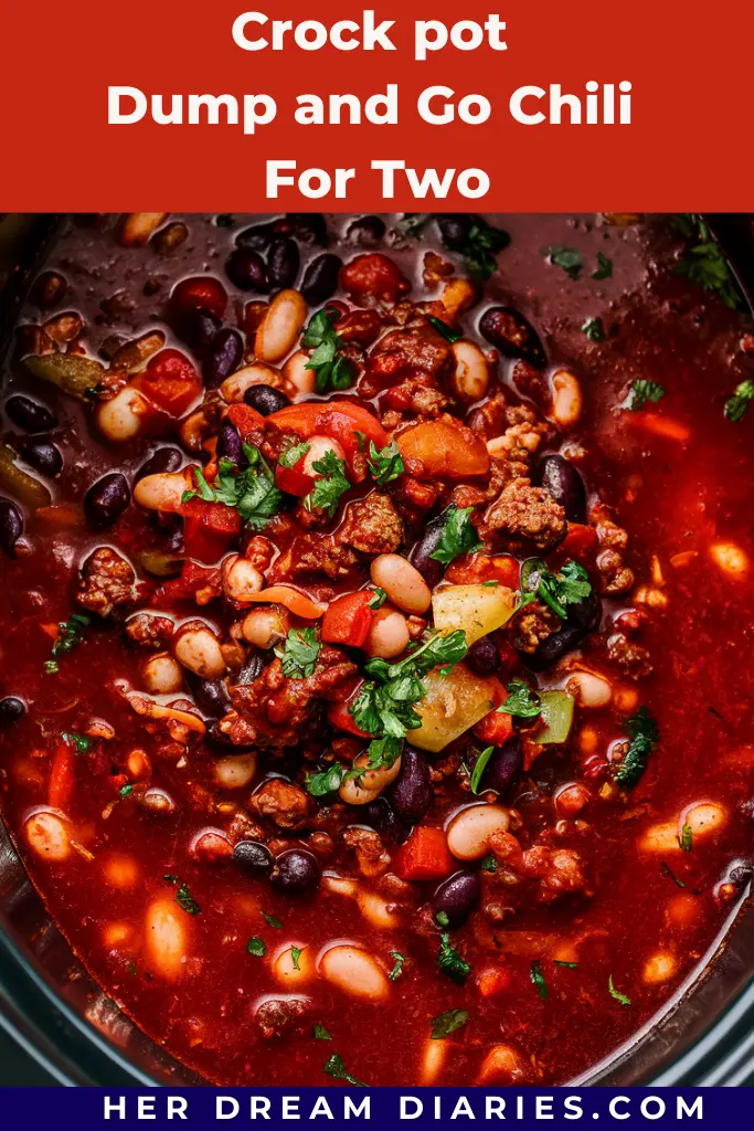 13 Easy Crock Pot Dump And Go Recipes 3 Crock pot Dump and Go Chili For Two
