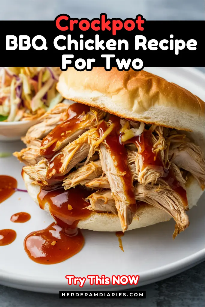 Crockpot BBQ Chicken Recipe For Two 1