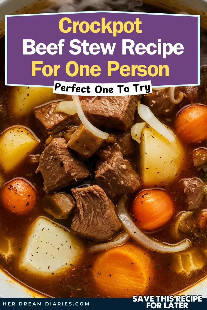 Crockpot Beef Stew Recipe For One Person
