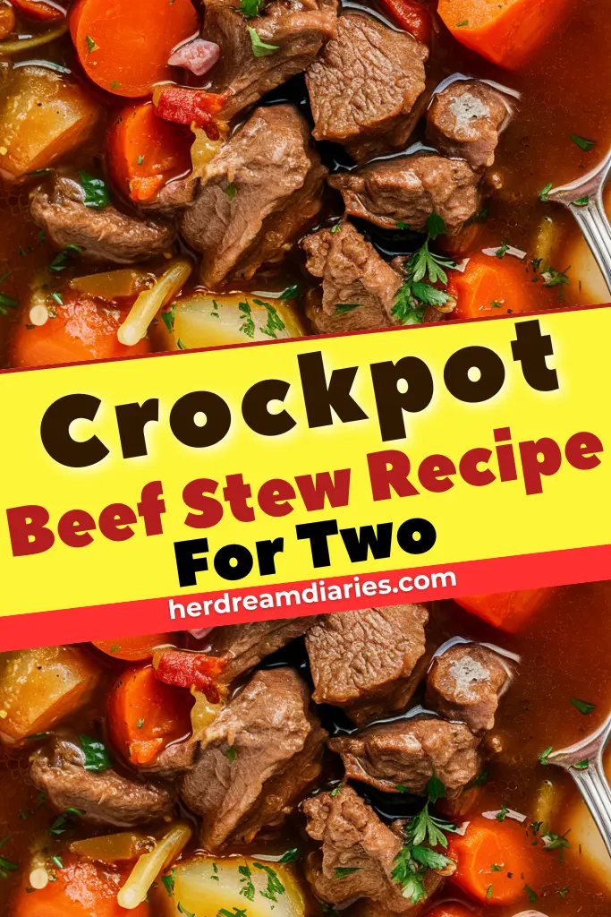16 Easy Crockpot Recipes for Two 4 Crockpot Beef Stew Recipe For Two