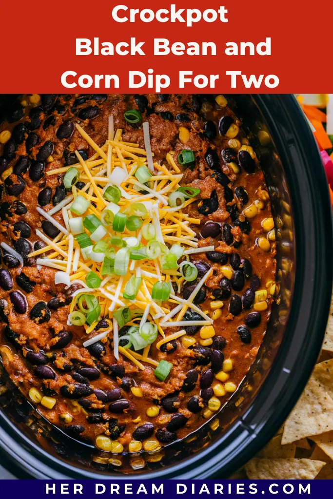 12 Easy Crockpot Warm Dips Recipes 11 Crockpot Black Bean and Corn Dip For Two