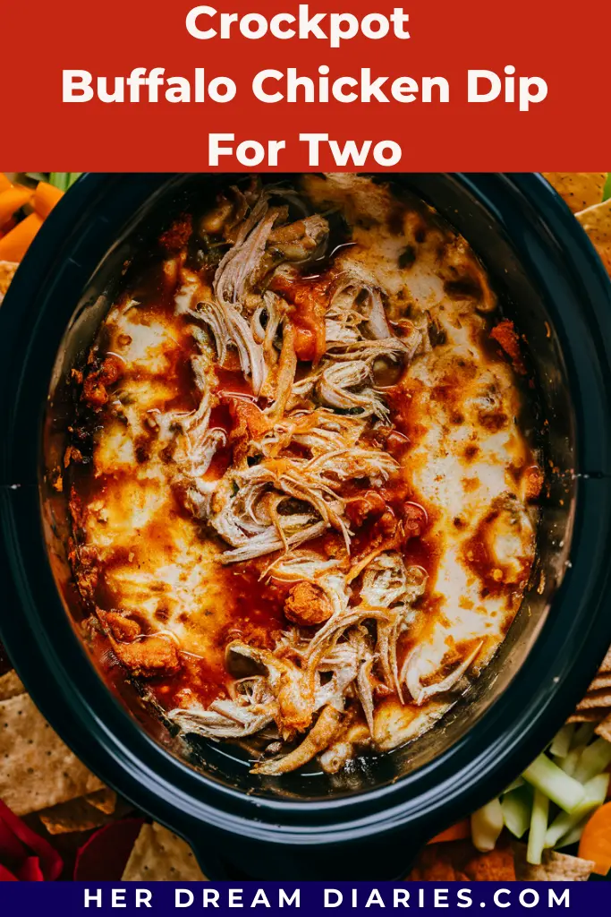 12 Easy Crockpot Warm Dips Recipes 6 Crockpot Buffalo Chicken Dip For Two