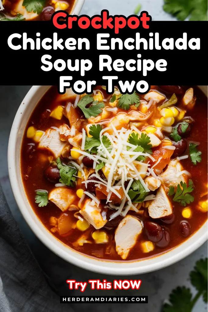 Crockpot Chicken Enchilada Soup Recipe For Two