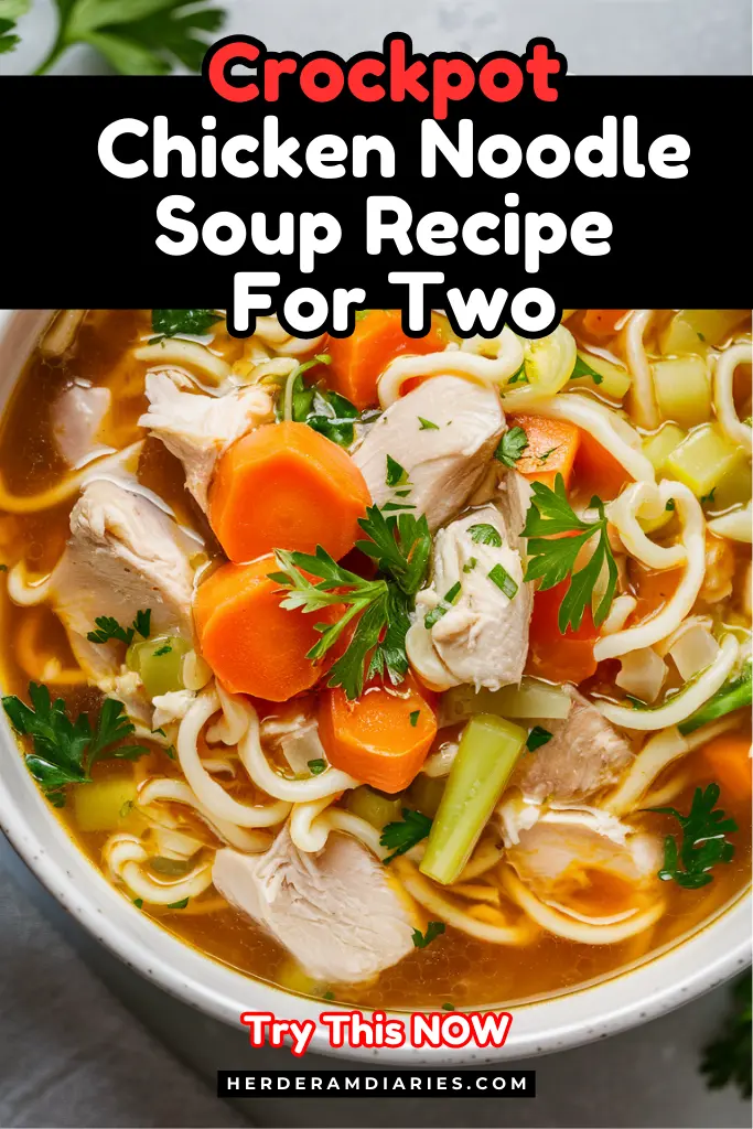 Crockpot Chicken Noodle Soup Recipe For Two
