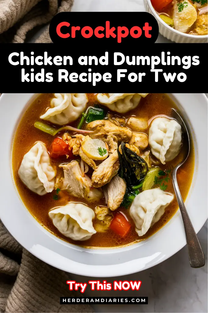 10 Easy Crockpot Recipes For kids 11 Crockpot Chicken and Dumplings kids Recipe For Two