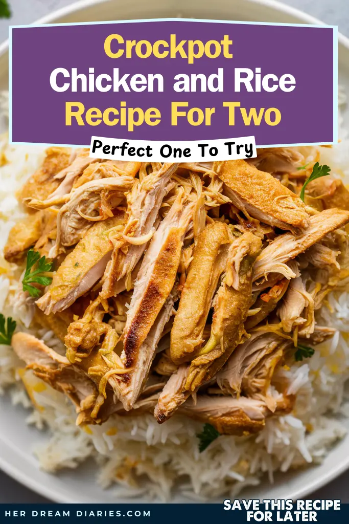 Crockpot Chicken and Rice Recipe For Two 1