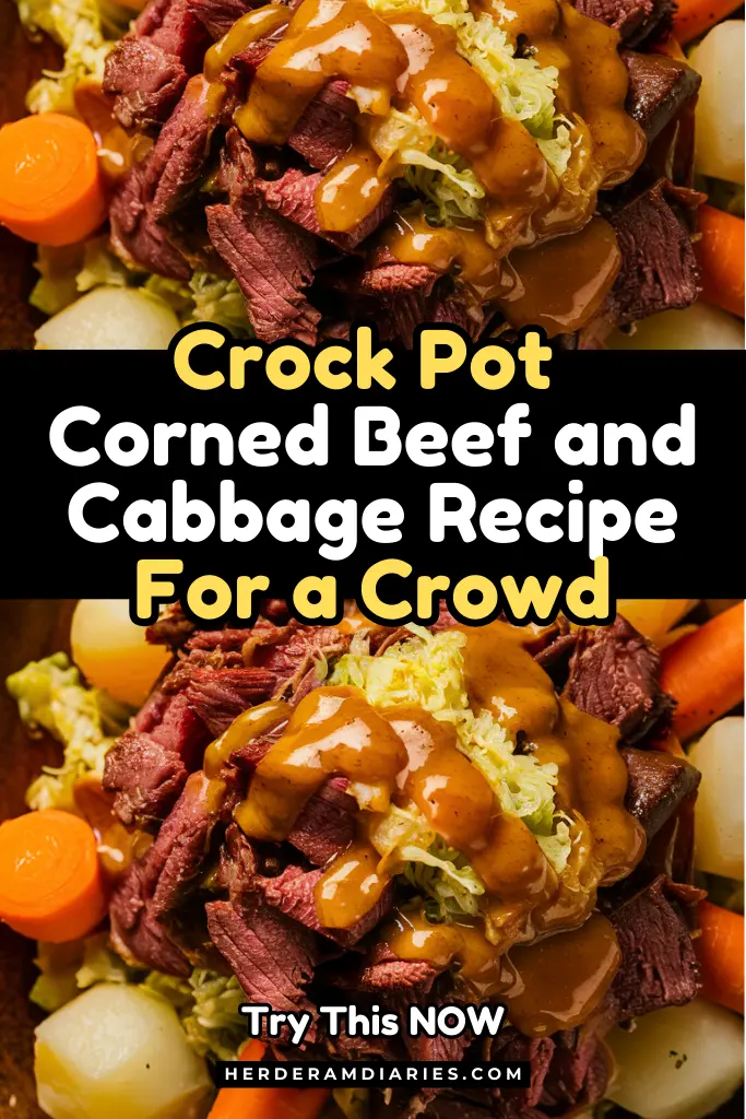 Crockpot Corned Beef and Cabbage Recipe For a Crowd