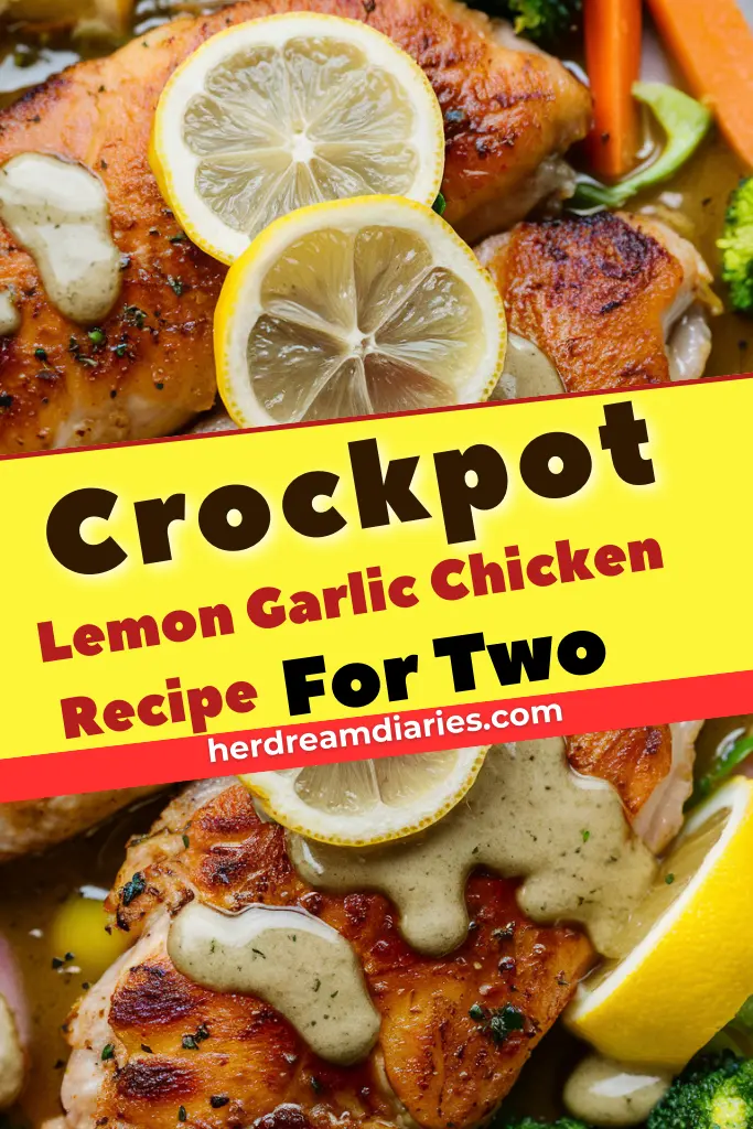 16 Easy Crockpot Recipes for Two 12 Crockpot Lemon Garlic Chicken Recipe For Two