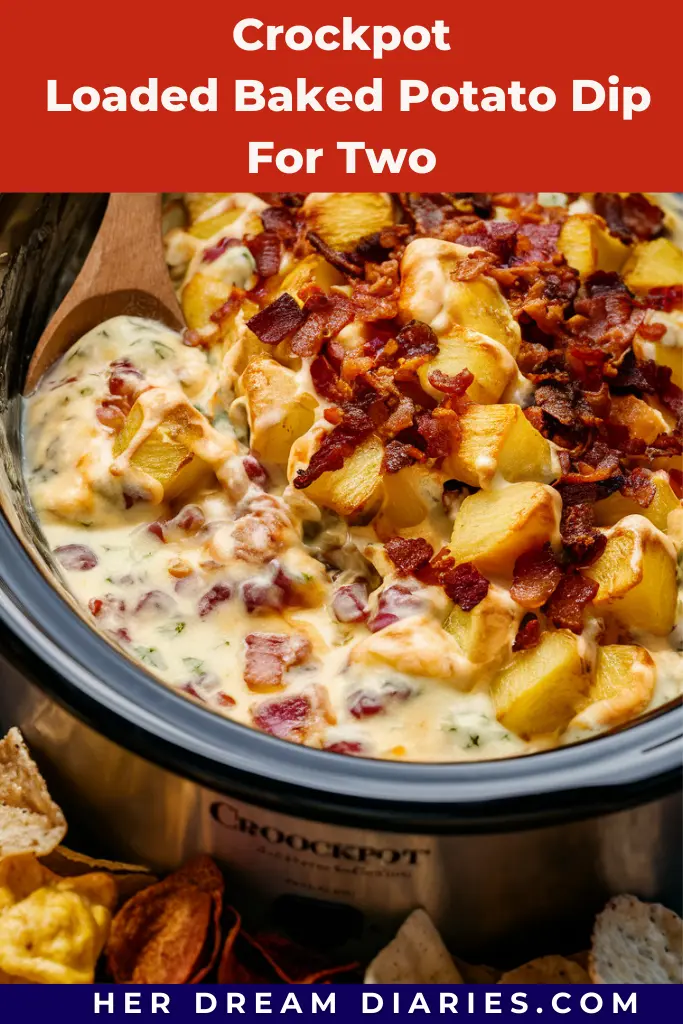 12 Easy Crockpot Warm Dips Recipes 12 Crockpot Loaded Baked Potato Dip For Two