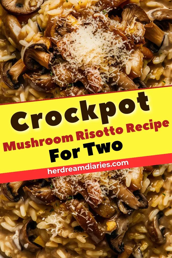 16 Easy Crockpot Recipes for Two 18 Crockpot Mushroom Risotto Recipe For Two