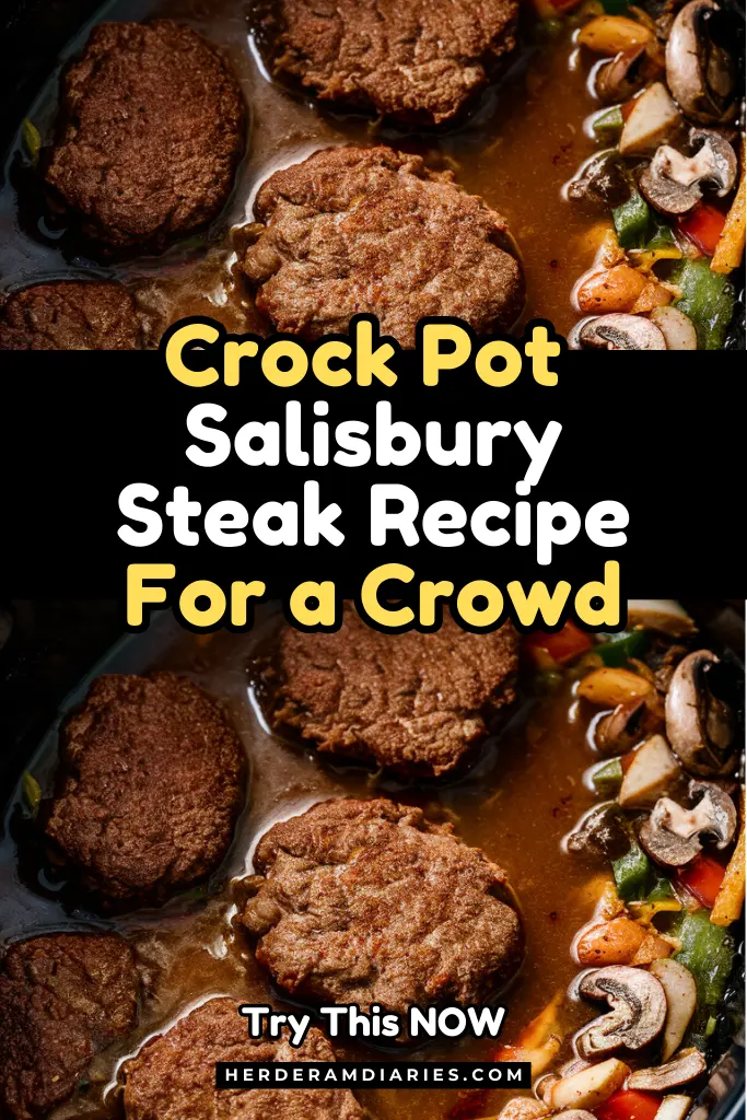 Crockpot Salisbury Steak Recipe For a Crowd