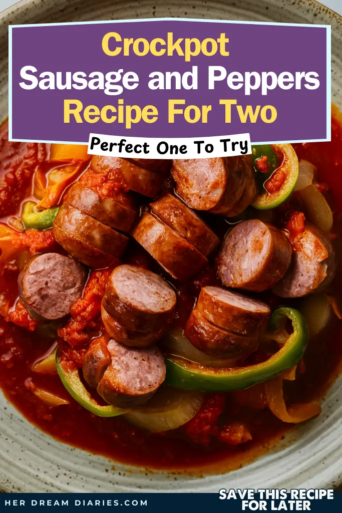 Crockpot Sausage and Peppers Recipe For Two